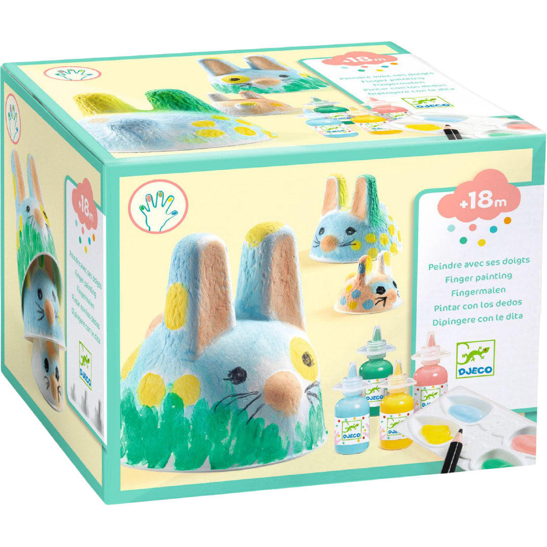 djeco vingerverfset bunny trio| DJ00962 | 