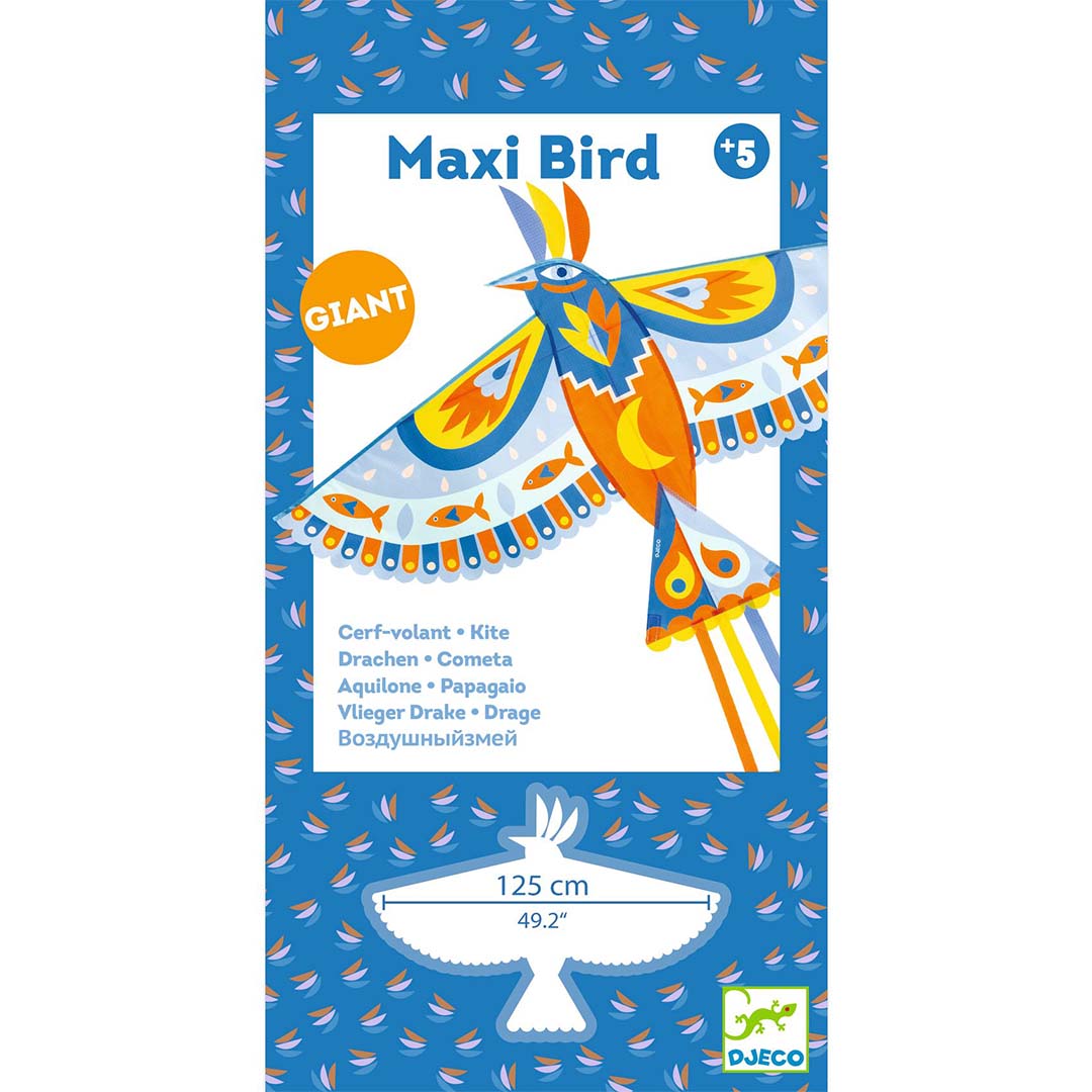 djeco vlieger maxi - vogel | DJ02160 | 4