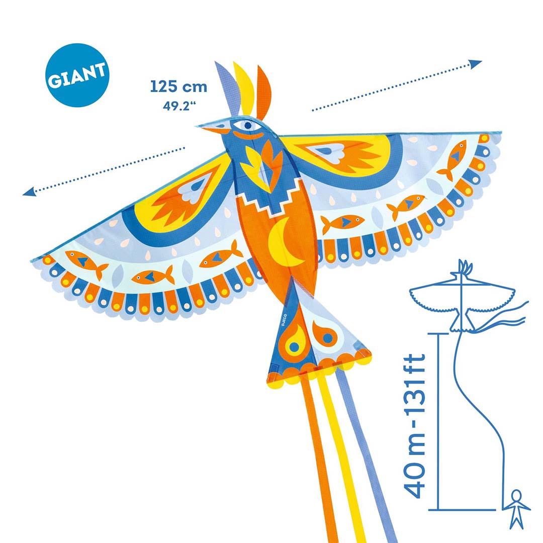 djeco vlieger maxi - vogel | DJ02160 | 2