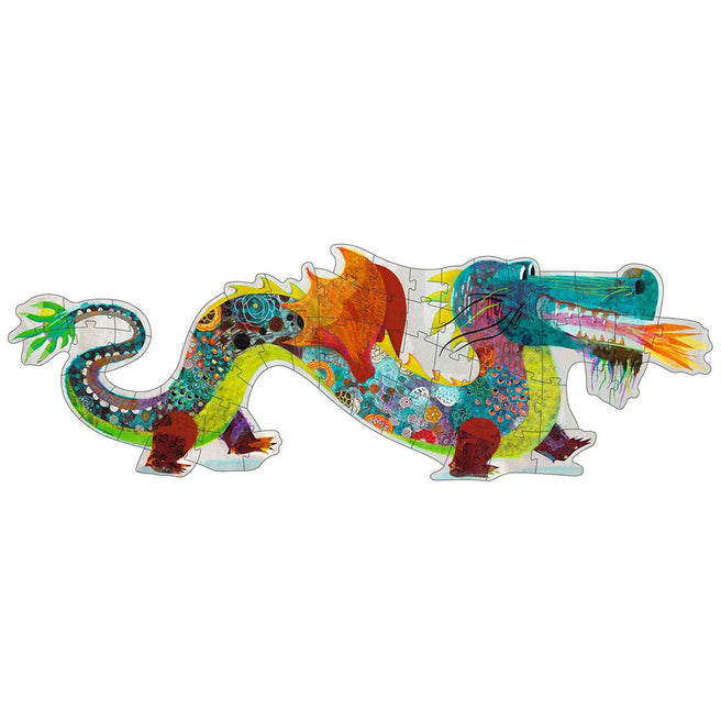 djeco vloerpuzzel leon de draak (58st)