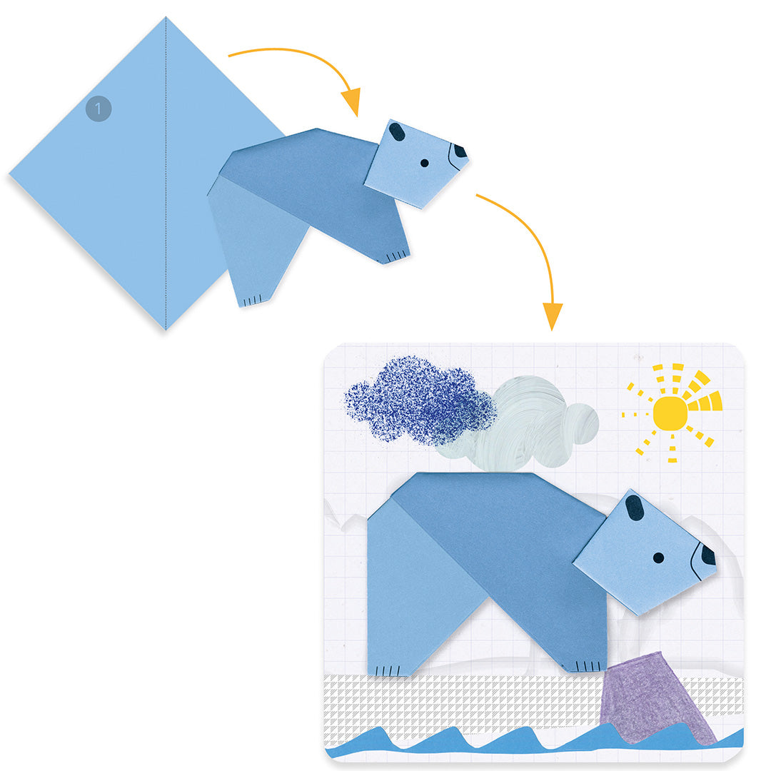 djeco vouwpapier - eerste vouwsels | DJ00098 | 4