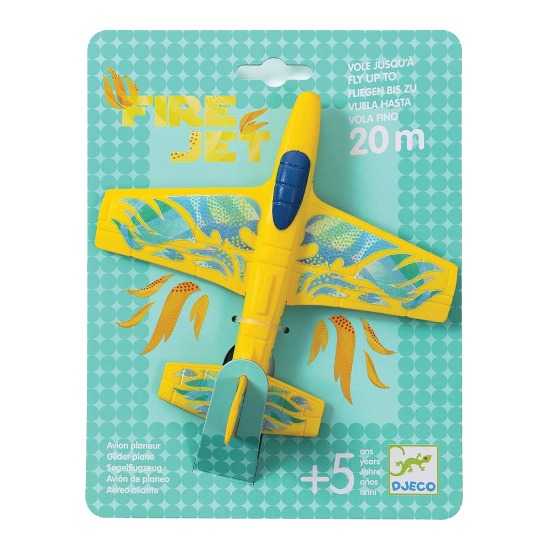 djeco zweefvliegtuig fire jet - 17,5 cm