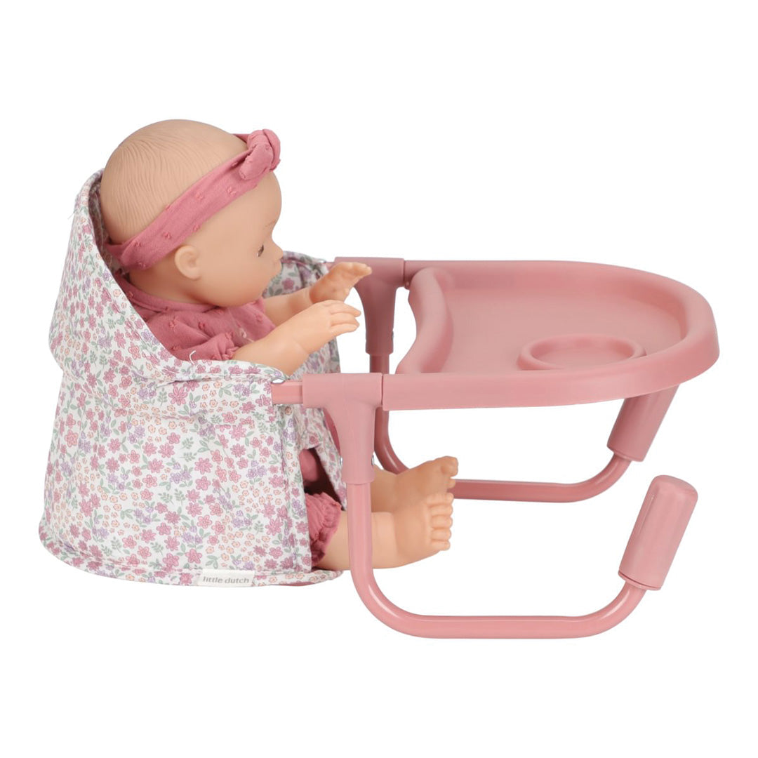 little dutch poppentafelstoel - soft pink | LD4575 | 4