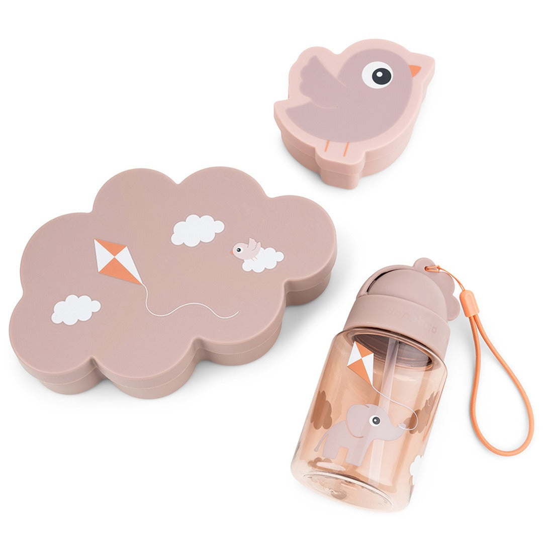 done by deer lunchbox set met drinkfles - powder -  3-delig | 1246441 | 0