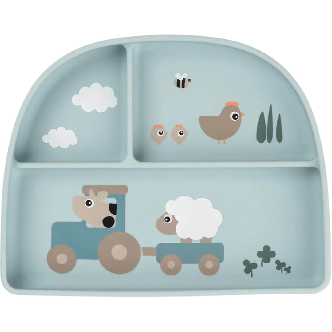 done by deer 3 vakjesbord tiny farm - blue | 1769612 | 