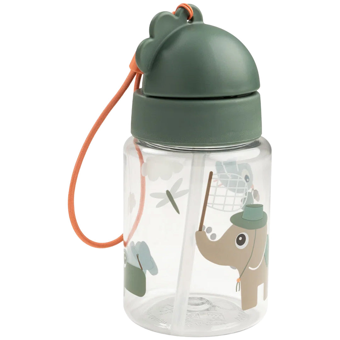 done by deer drinkfles met rietje tiny trails - green - 280ml | 1066133 | 