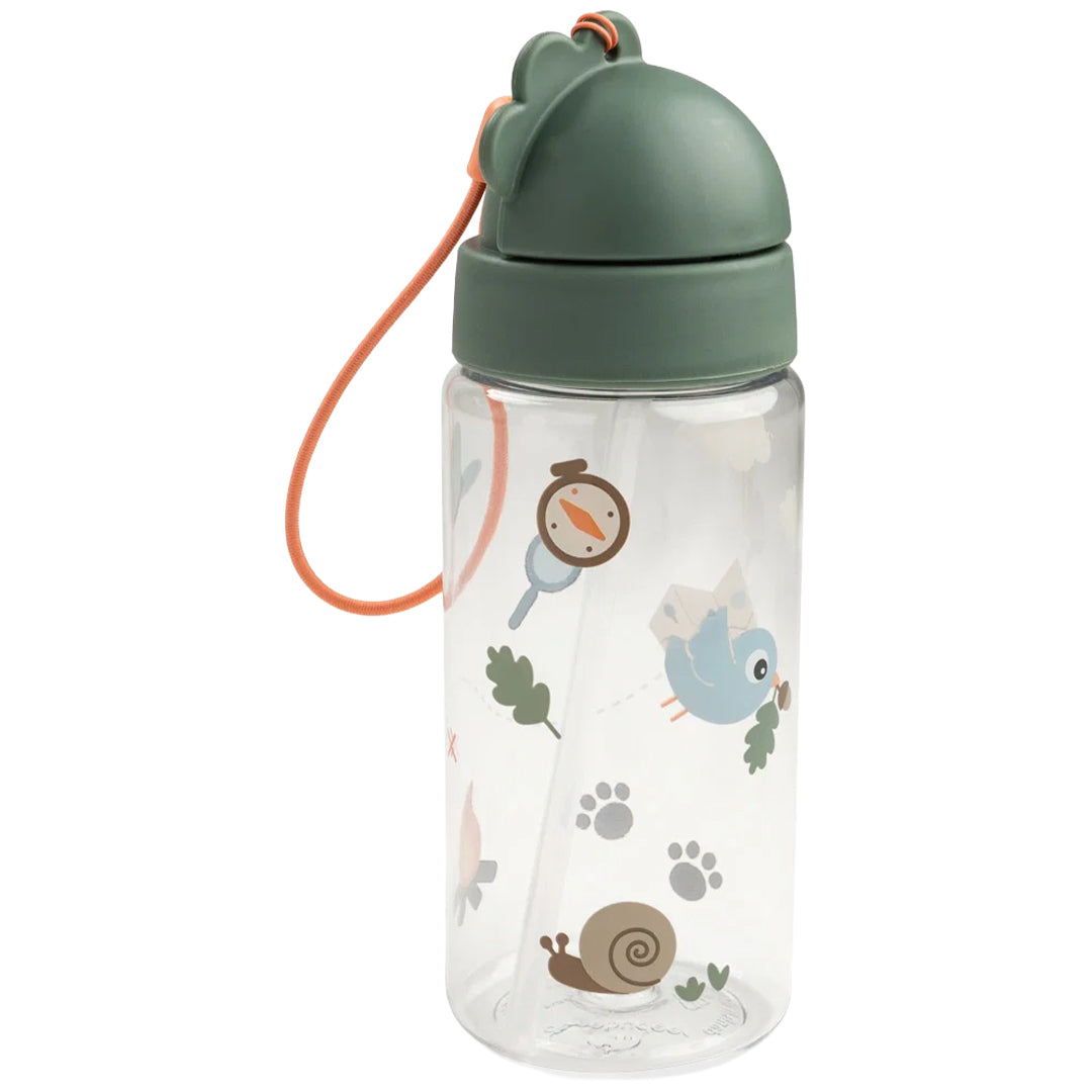 done by deer drinkfles met rietje tiny trails - green - 350 ml | 1066233 | 