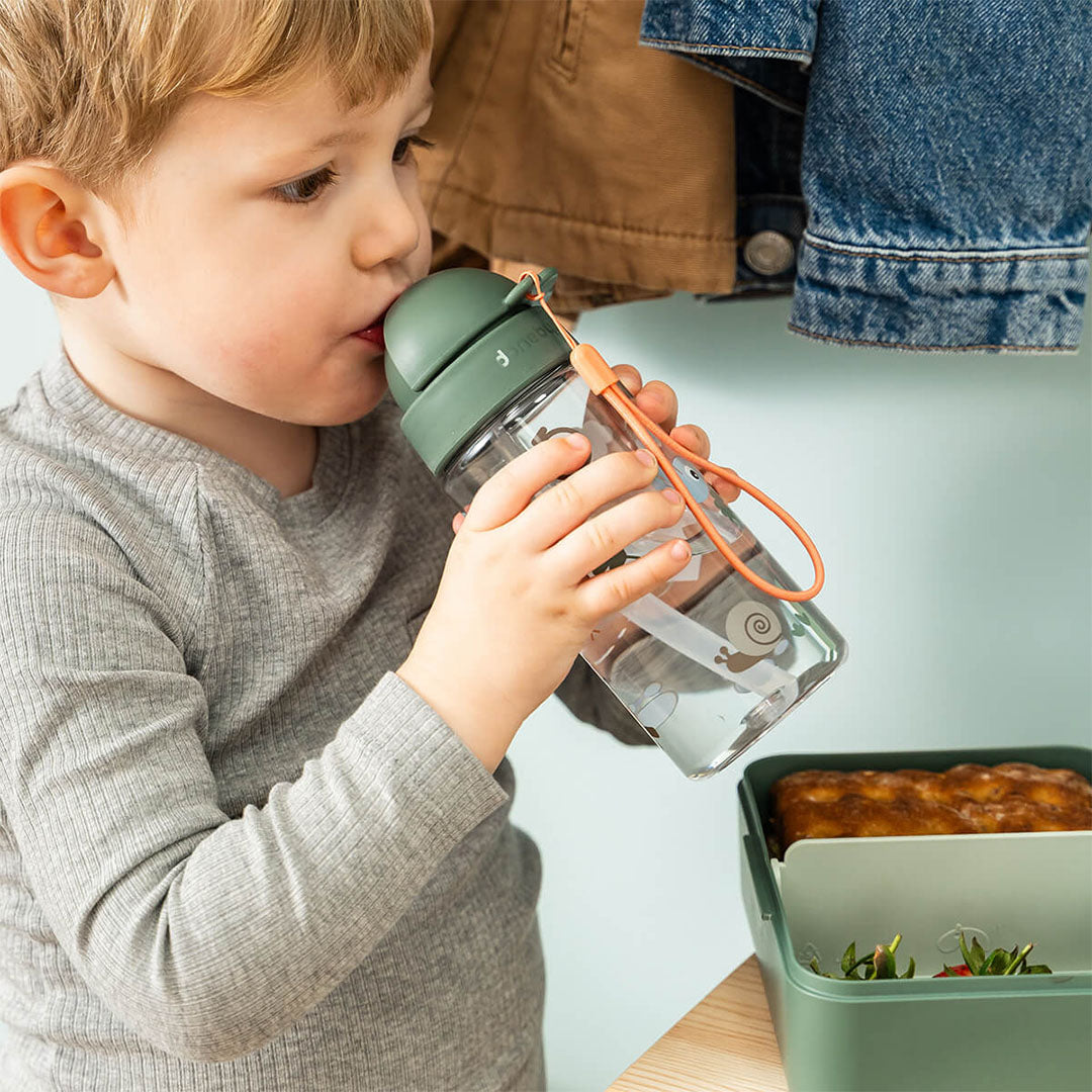 done by deer drinkfles met rietje tiny trails - green - 350 ml | 1066233 | 2