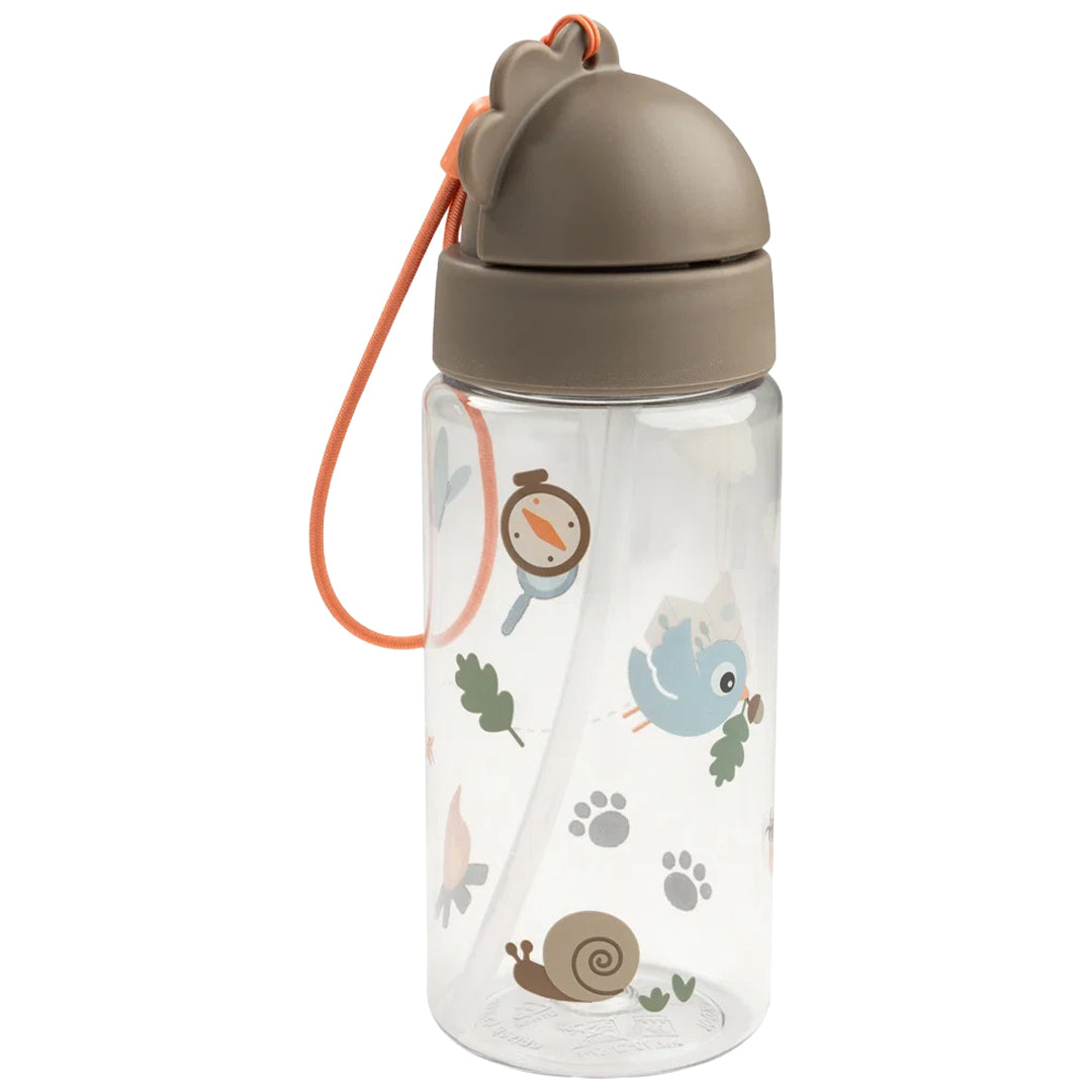 done by deer drinkfles met rietje tiny trails - sand - 350 ml | 1066249 | 