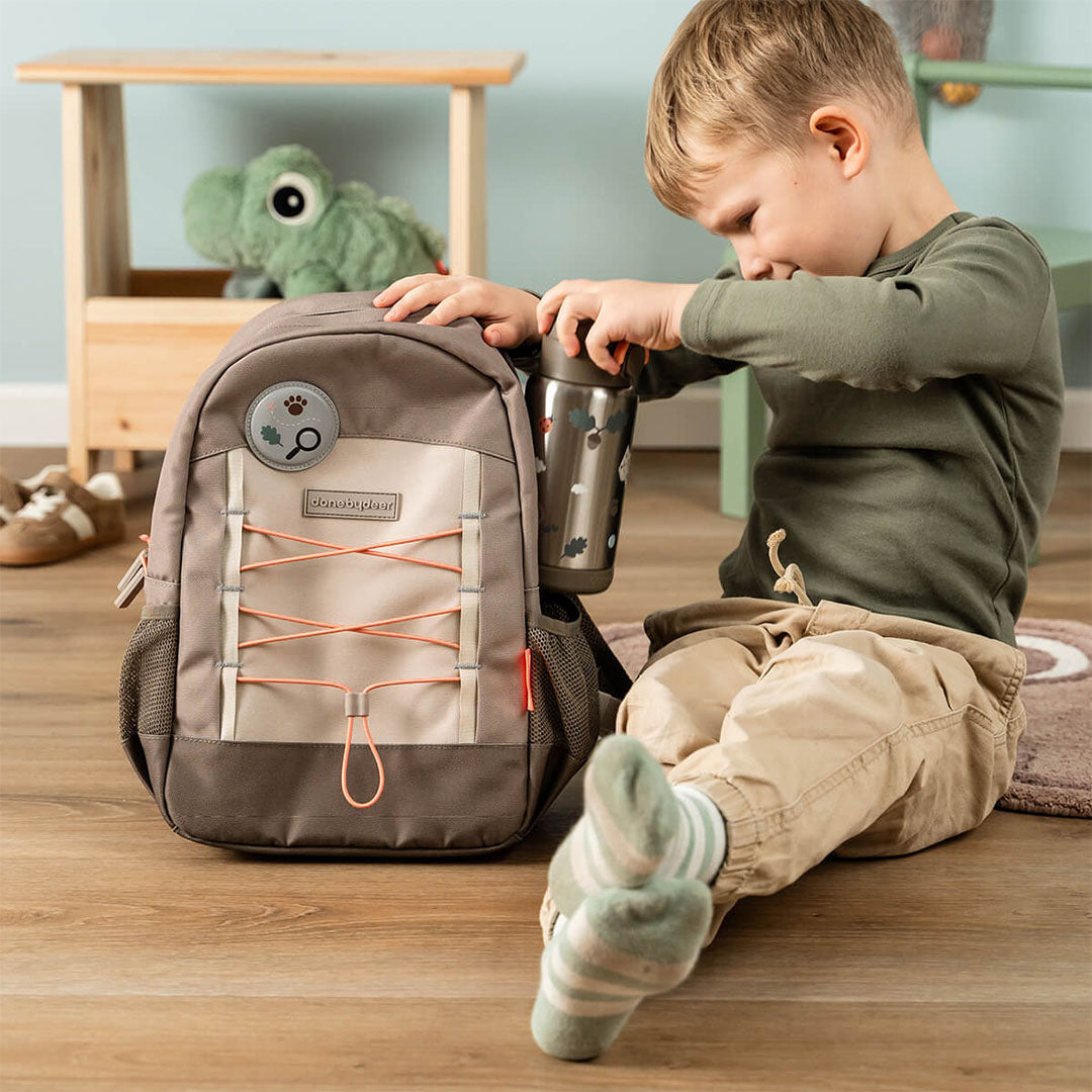 done by deer kinderrugzak tiny trails - sand - 35 cm | 7063109 | 2