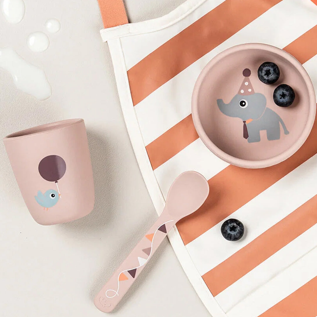 done by deer kinderservies met zuignap - celebration - powder - 3-delig | 1529801 | 2