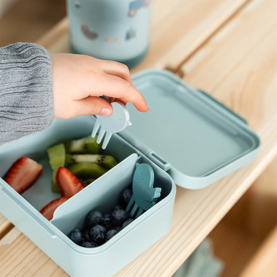 done by deer lunchbox met snackprikkers tiny farm - blue | 1266622 | 2