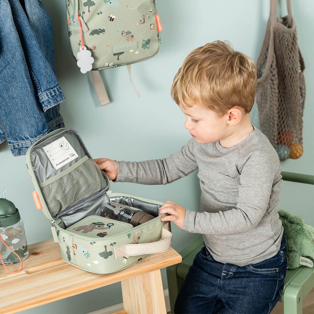 done by deer lunchbox met snackprikkers tiny trails - green | 1266533 |  2