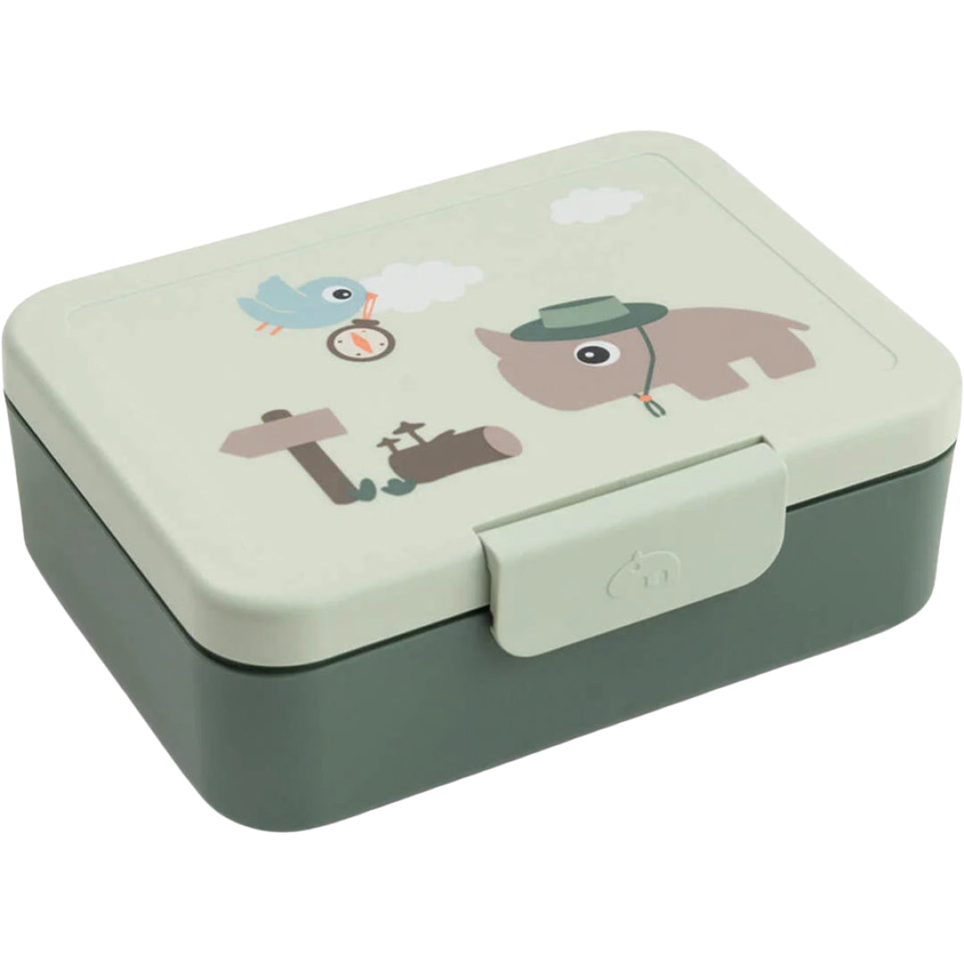 done by deer lunchbox met tussenschot tiny trails - green | 1266433 | 4