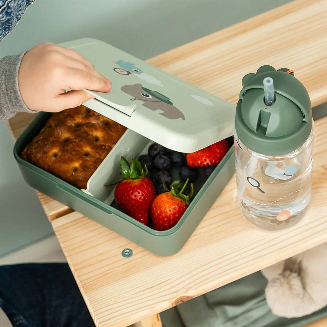 done by deer lunchbox met tussenschot tiny trails - green | 1266433 | 3