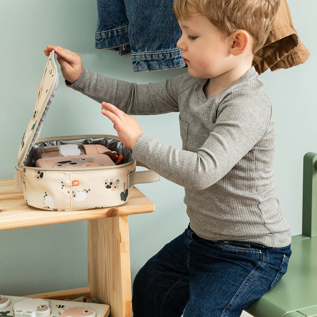 done by deer lunchtas tiny farm - sand | 7063599 |2