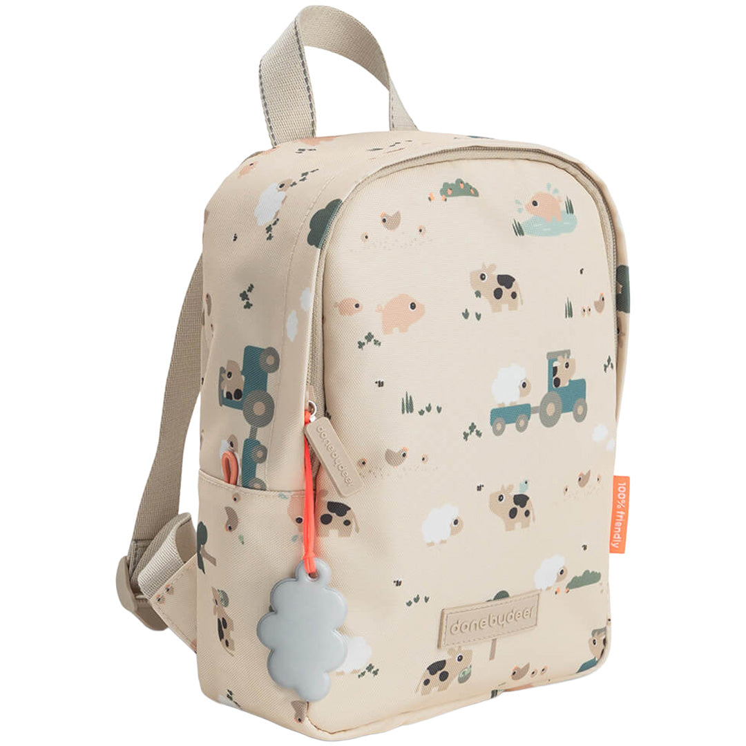 done by deer peuterrugzak tiny farm - sand - 26 cm | 7063999 |