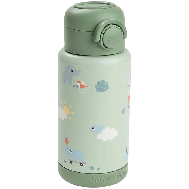 done by deer rvs drinkfles met rietje playground - 340 ml | 1061133 | 