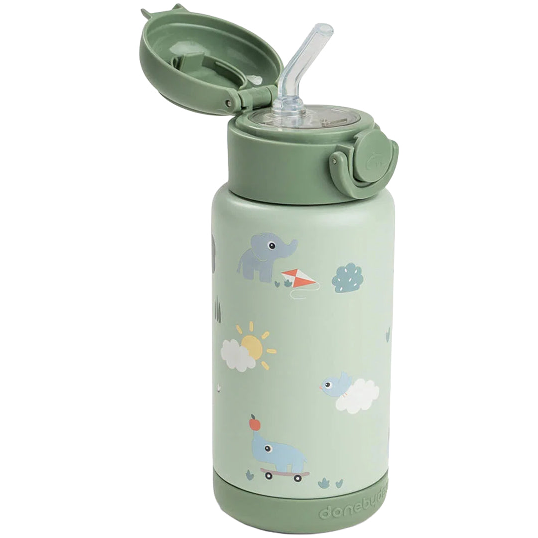 done by deer rvs drinkfles met rietje playground - 340 ml | 1061133 | 4