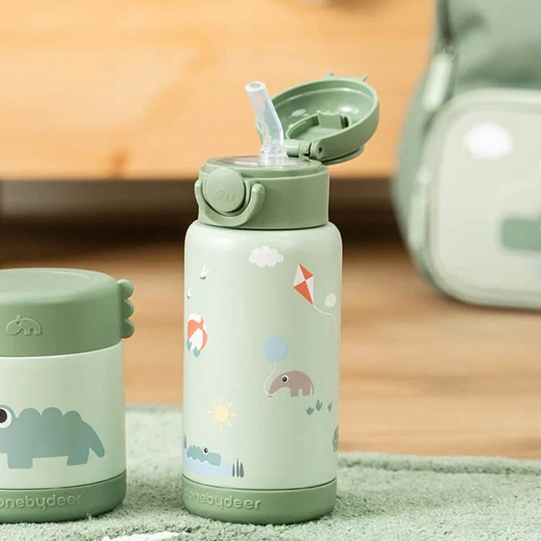 done by deer rvs drinkfles met rietje playground - 340 ml | 1061133 | 2