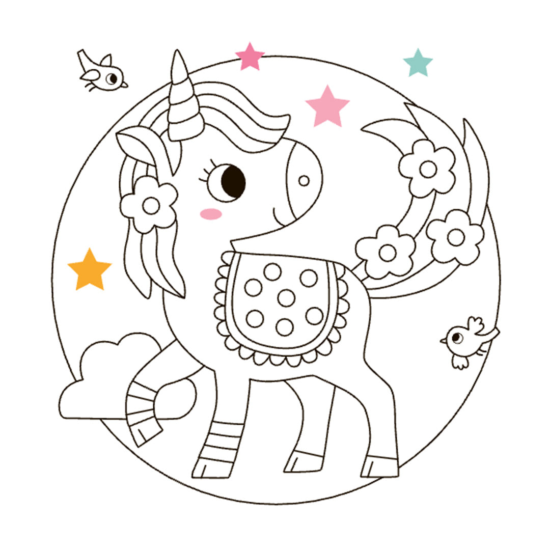 uitgeverij deltas kleurboek color fun - unicorn | 0691044 | 3