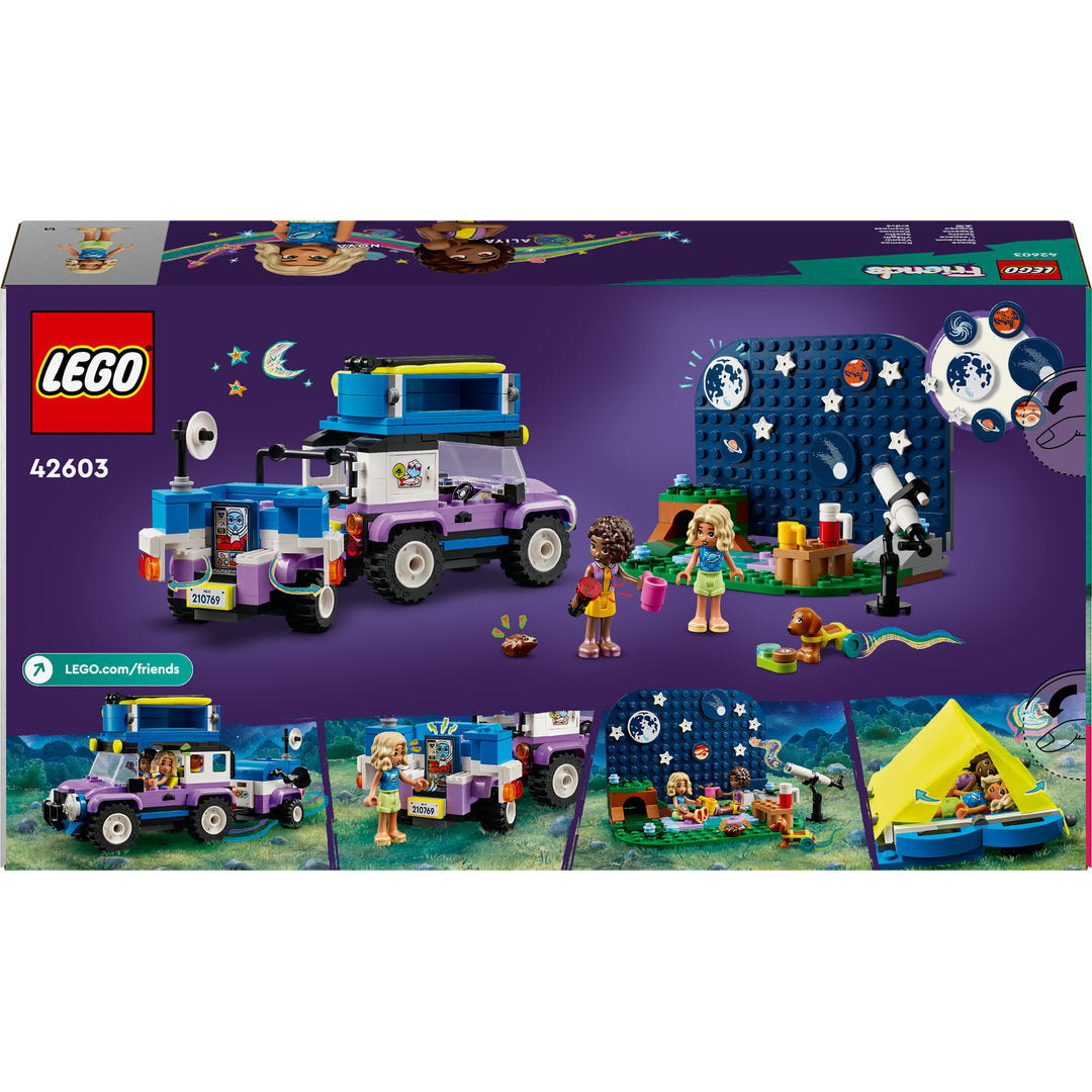 LEGO friends astronomisch kampeervoertuig