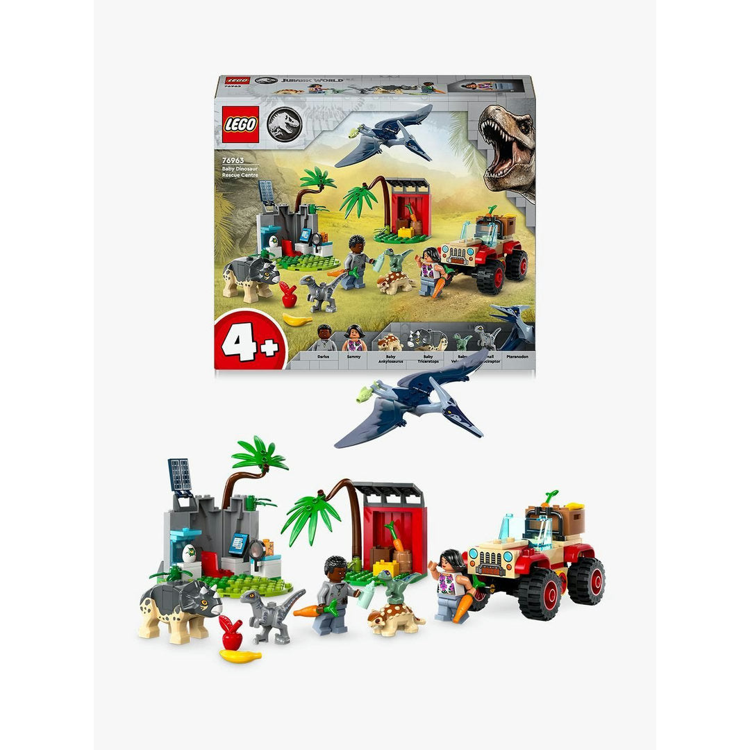 LEGO jurassic world reddingscentrum voor babydinosaurussen
