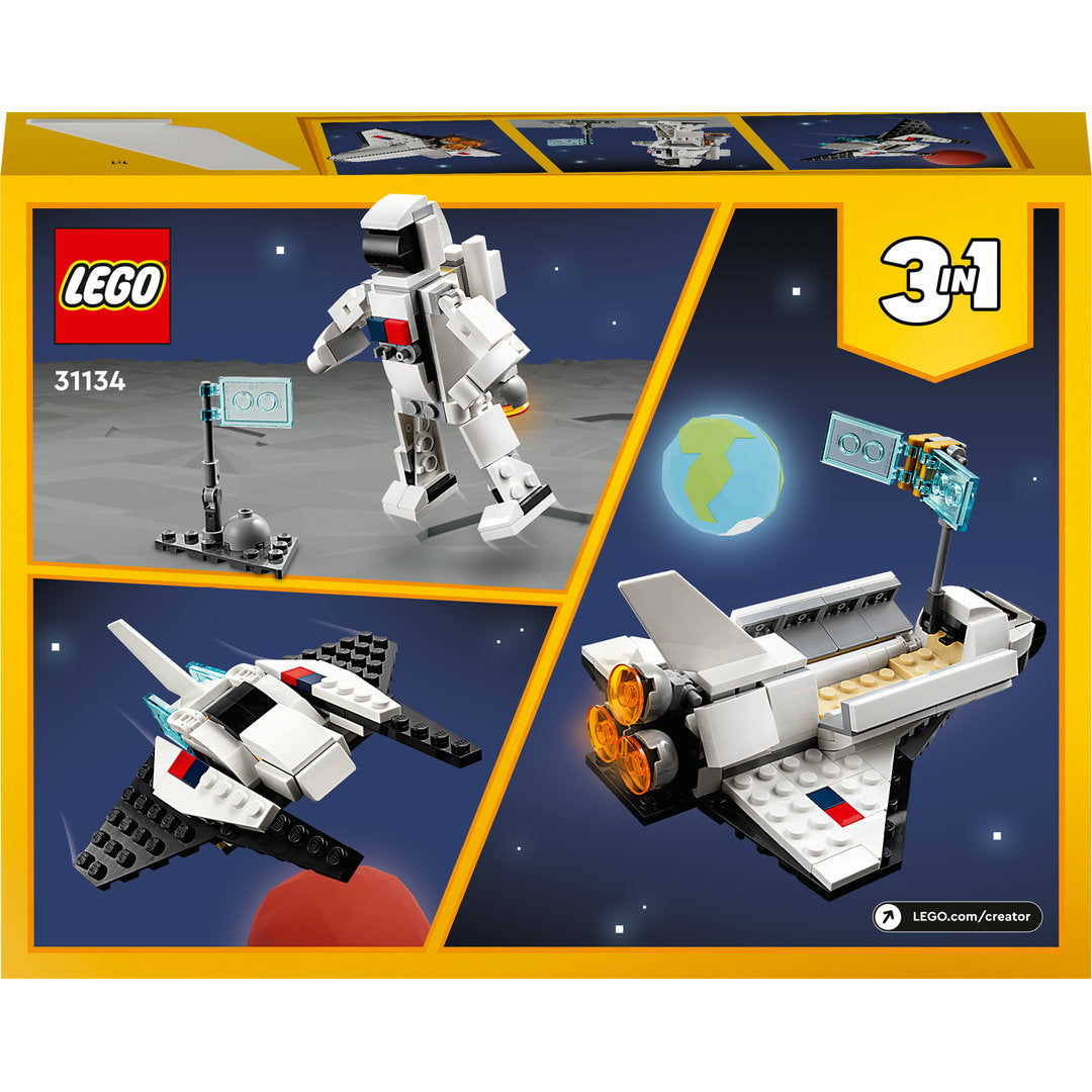 LEGO creator 3-in-1 space shuttle (144 onderdelen)