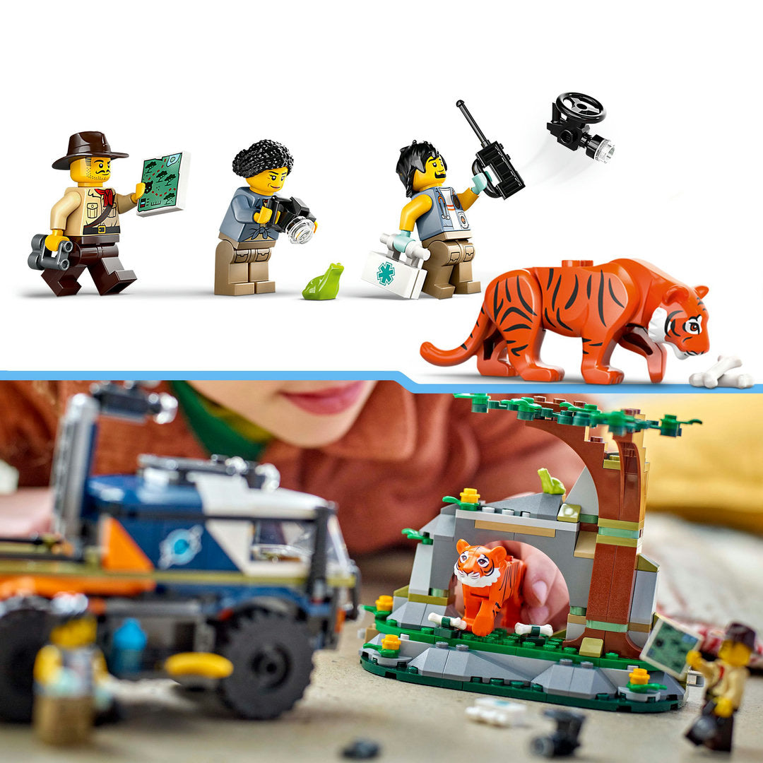 LEGO city jungleonderzoekers offroad truck