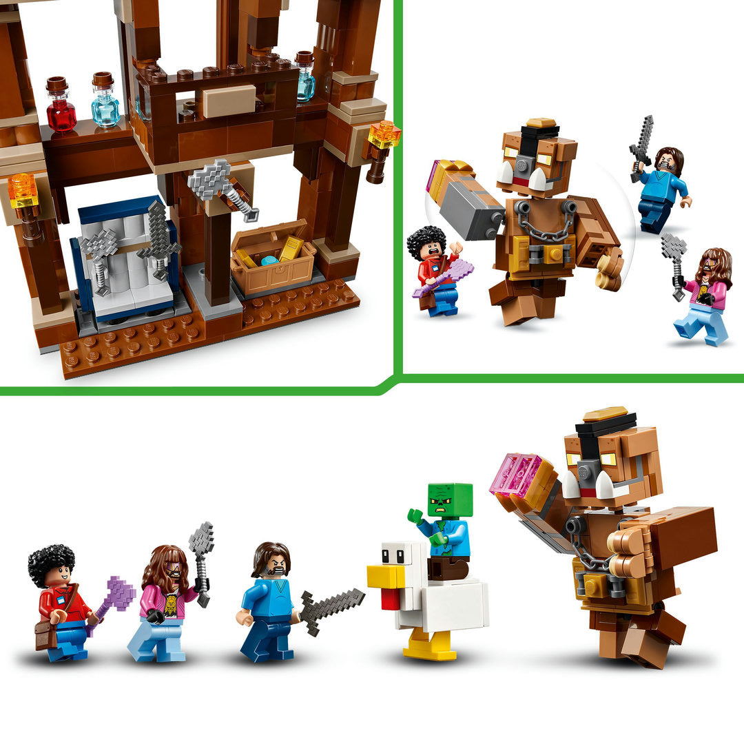 LEGO minecraft de arena bij het boslandhuis