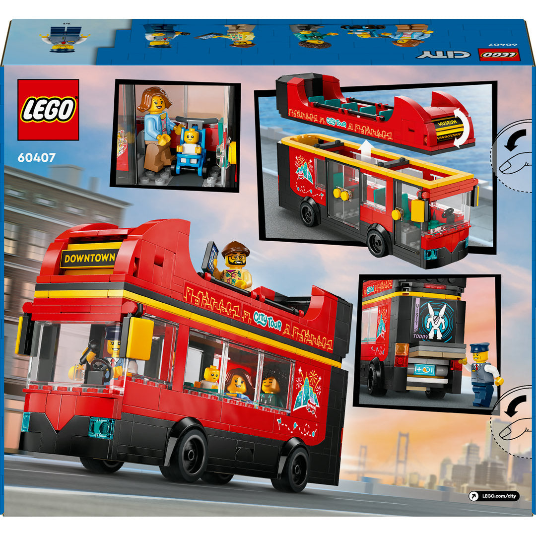 LEGO city toeristische rode dubbeldekker