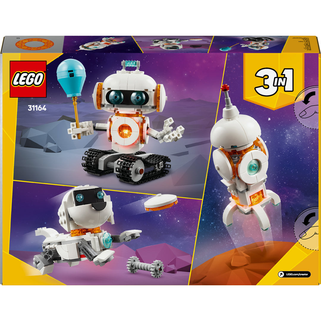 LEGO creator 3-in-1 ruimterobot wetenschapsspeelset