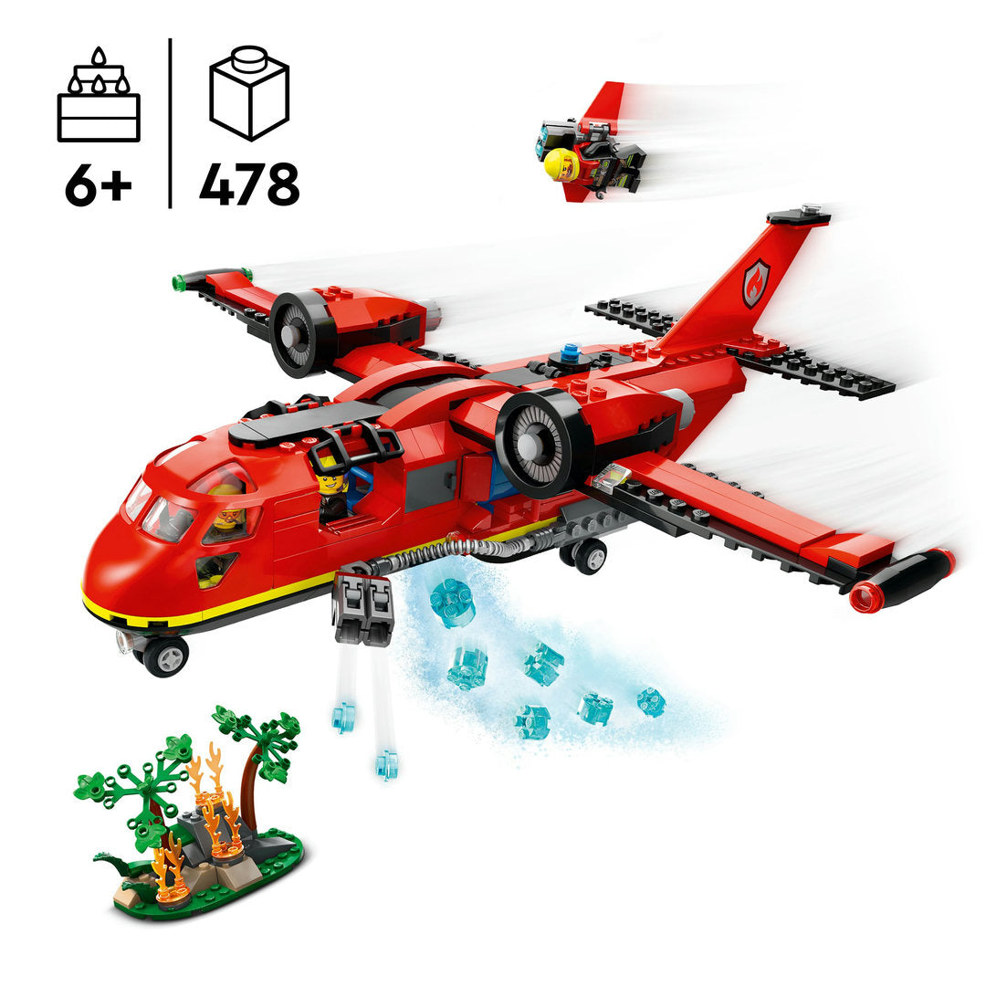 LEGO city brandweervliegtuig bouw- en speelset