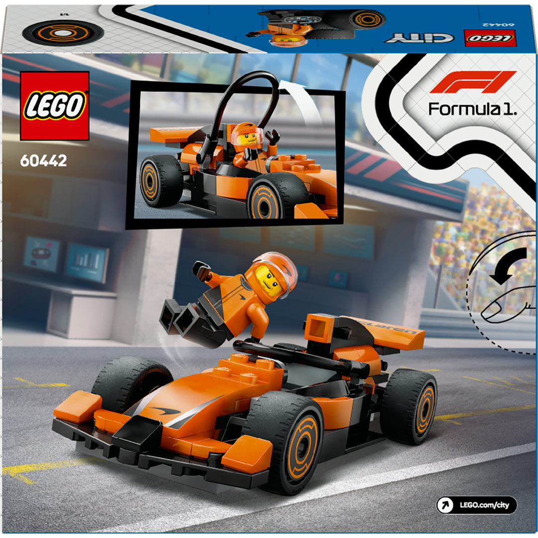 LEGO city f1 coureur met mclaren racewagen miniset