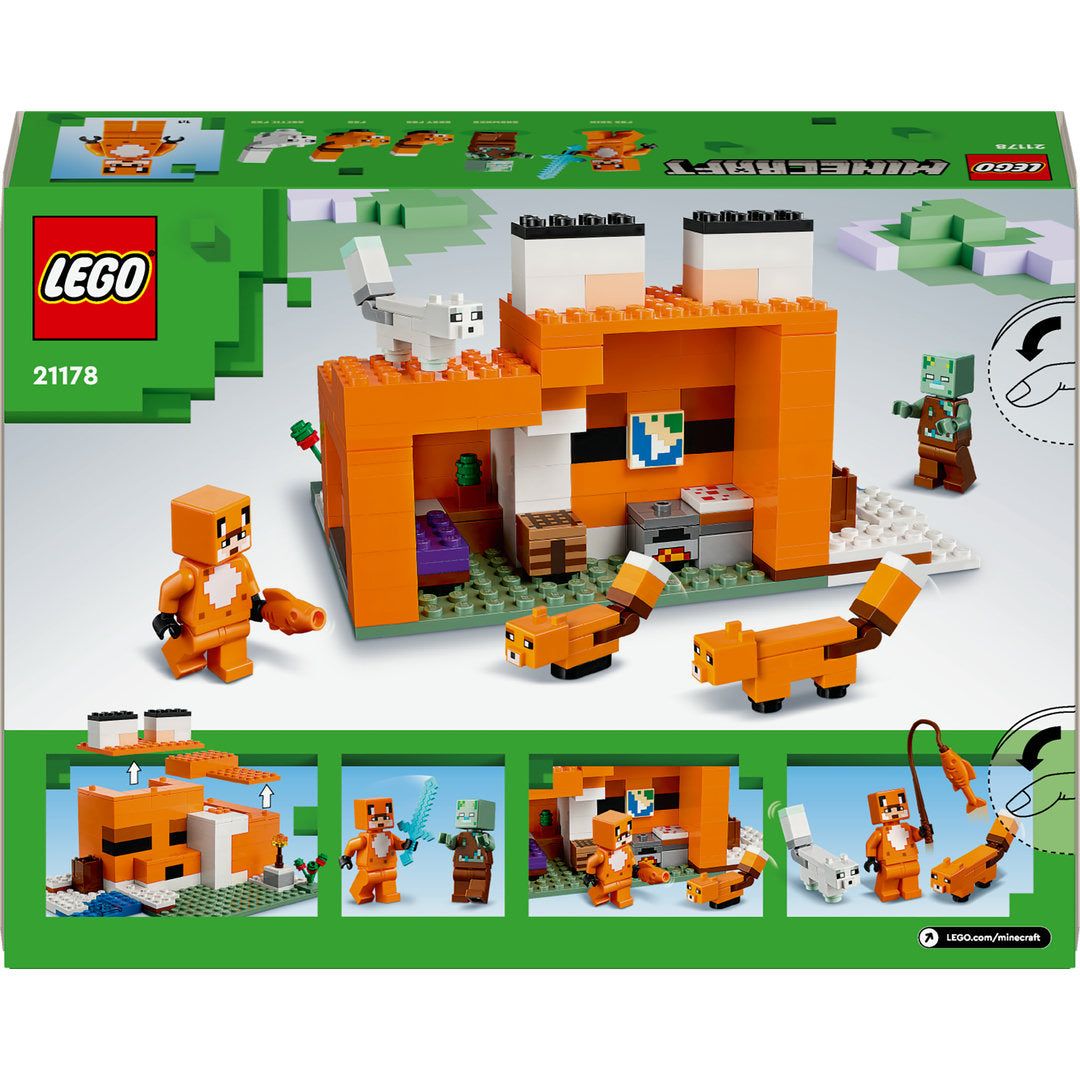 LEGO minecraft de vossenhut