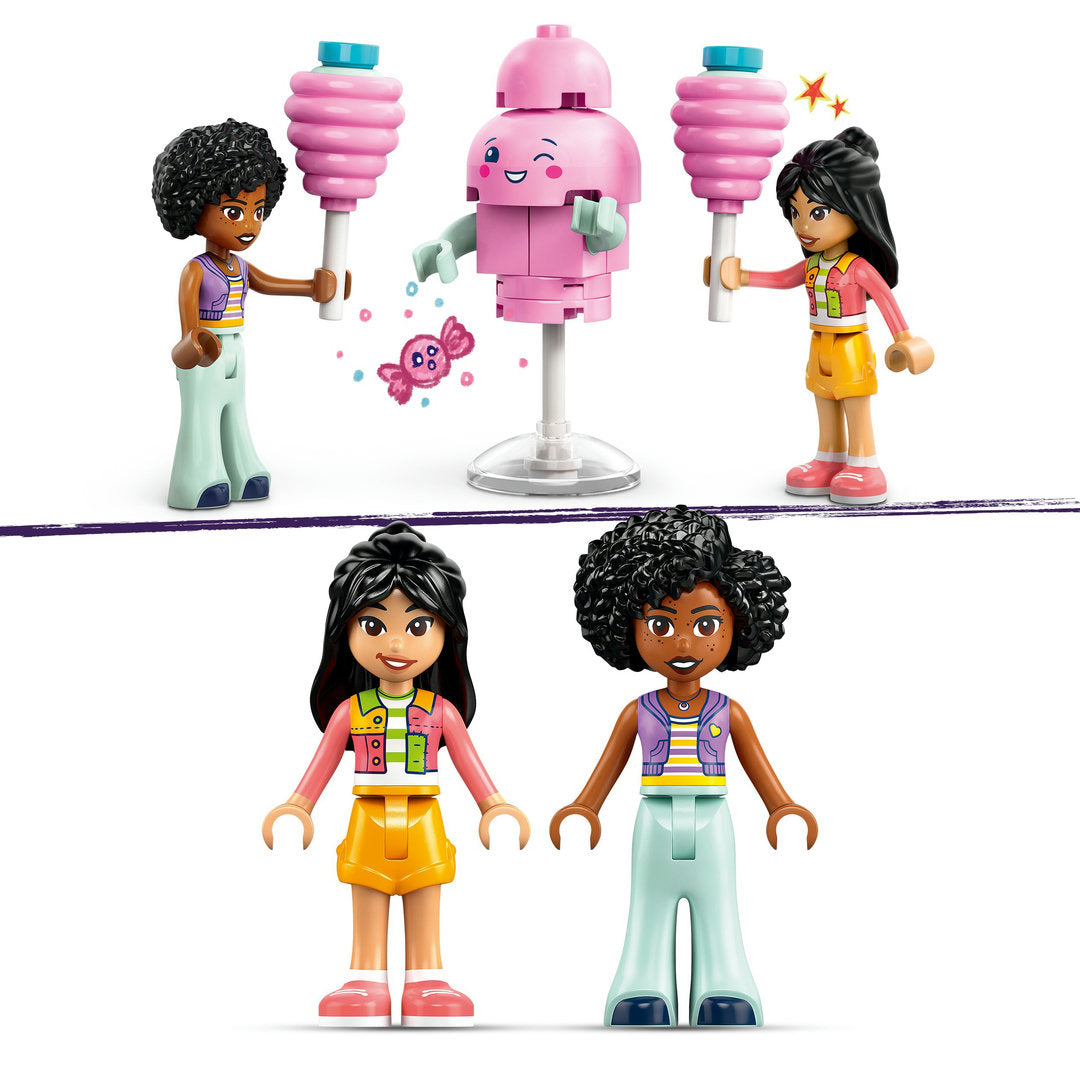 LEGO friends suikerspinkraam en scooter set