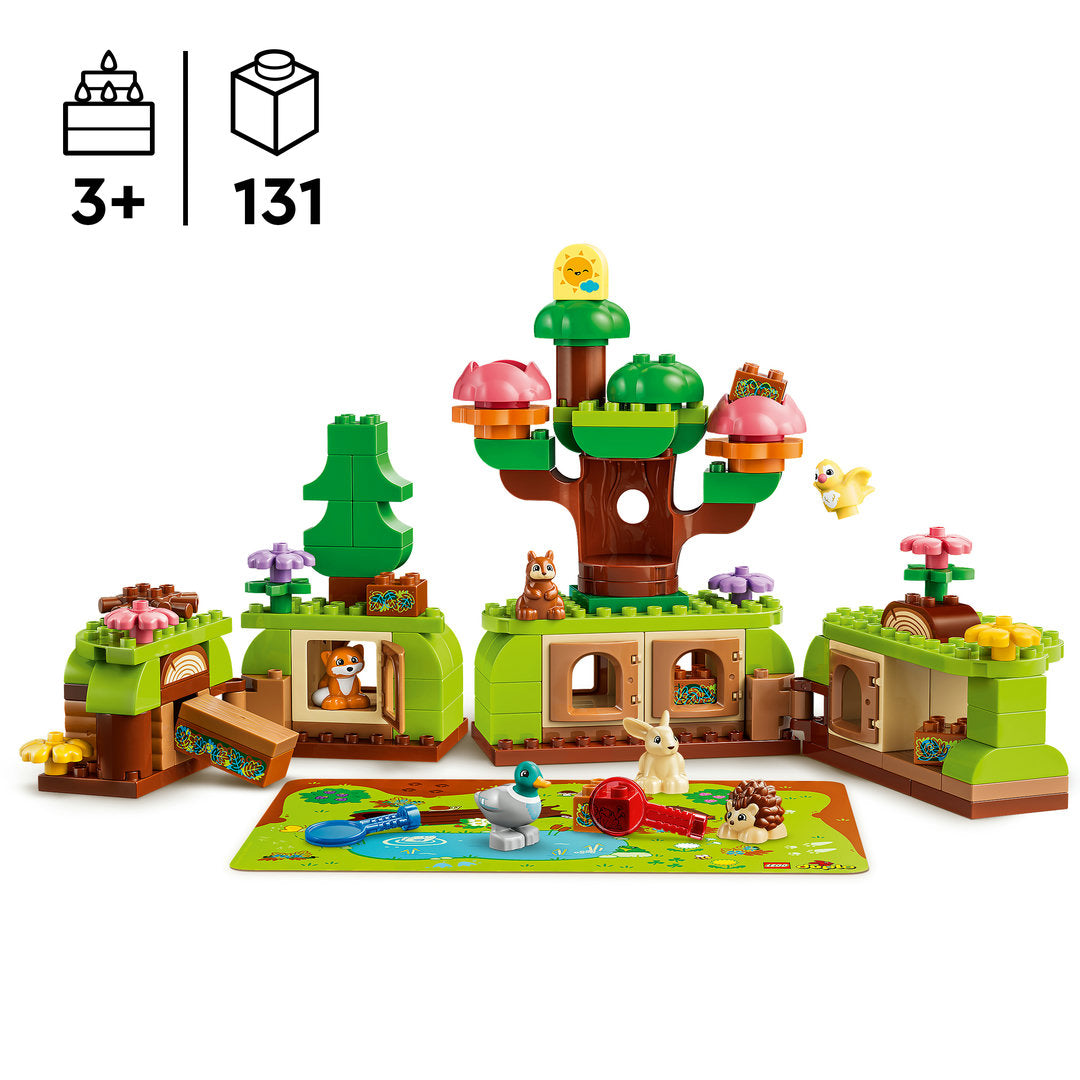 lego duplo ontdekkingsbos met wilde dieren | 10480 | 1