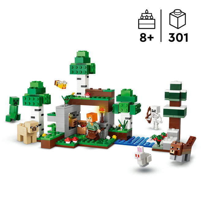 lego minecraft eerste nacht-avontuur | 21593 | 1