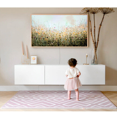 eeveve foam speelmat 180x120 cm - modern blocks - oud roze | 20002 | 4