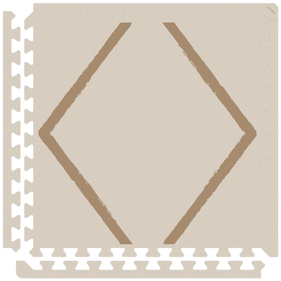 eeveve foam speelmat 180x120 cm - beni - herfstgoud | 8719699416970 | 5