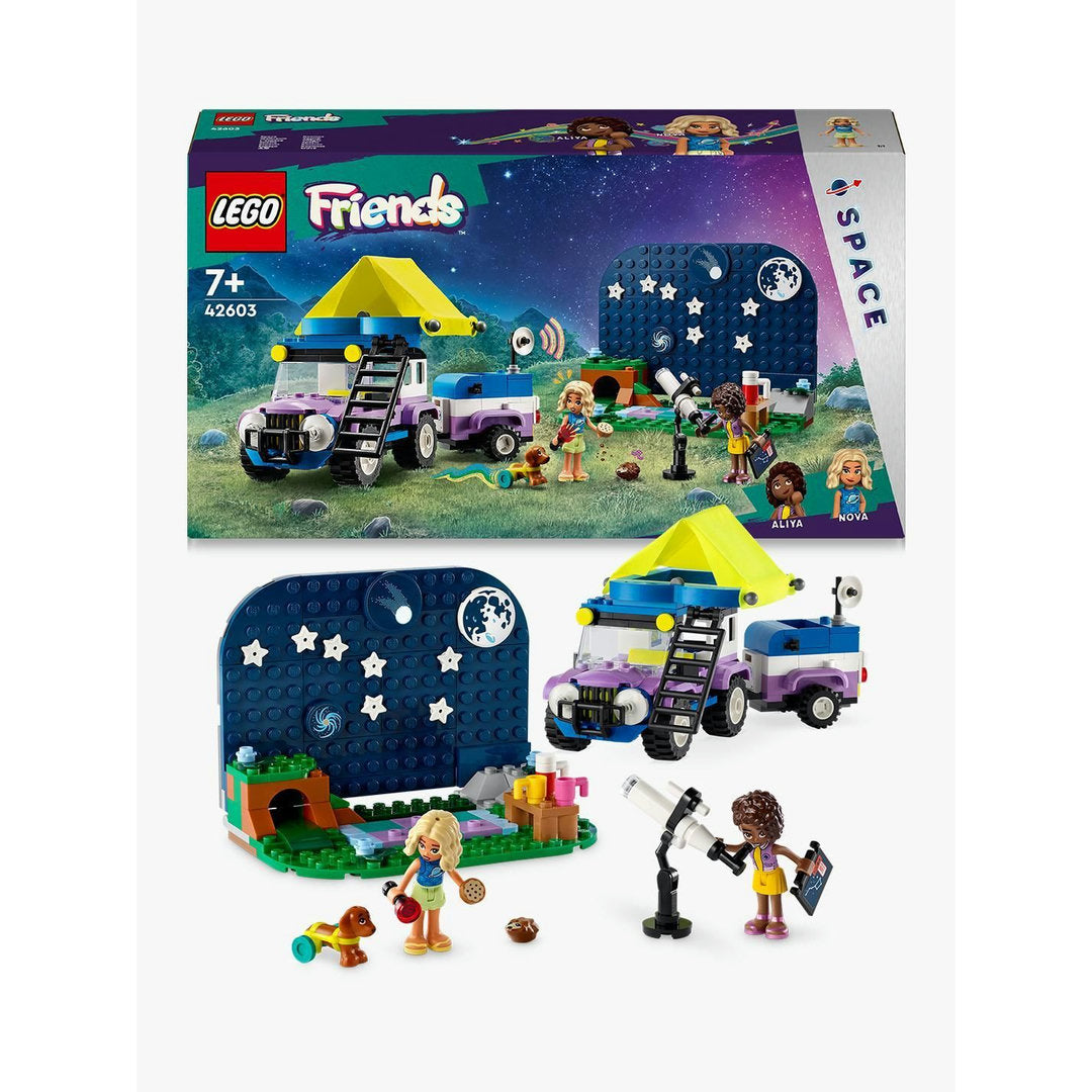 LEGO friends astronomisch kampeervoertuig
