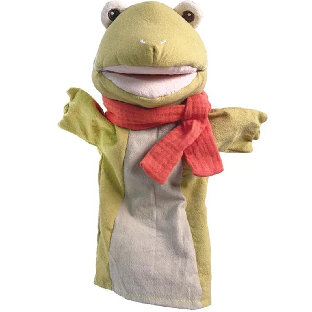 egmont toys handpop kikker met sjaal | ET160122 | 0