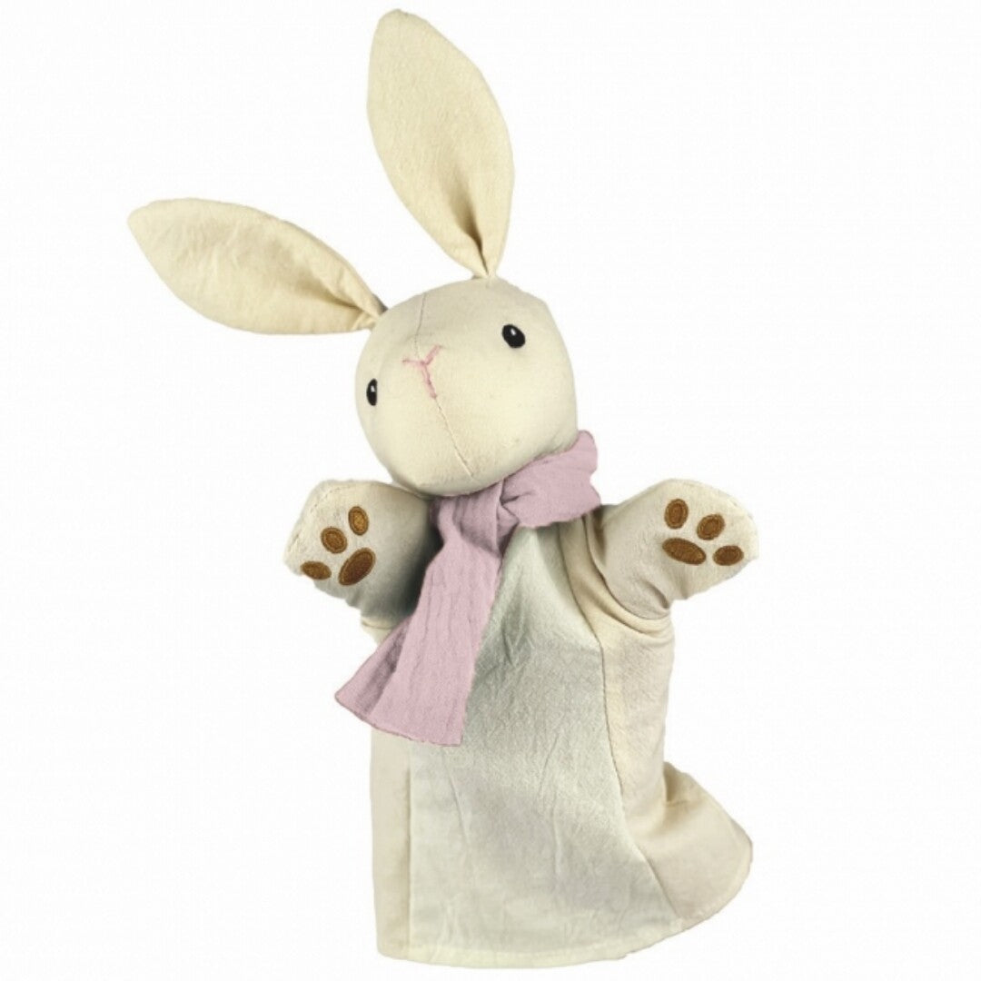 egmont toys handpop konijn met sjaal | ET160113 | 0