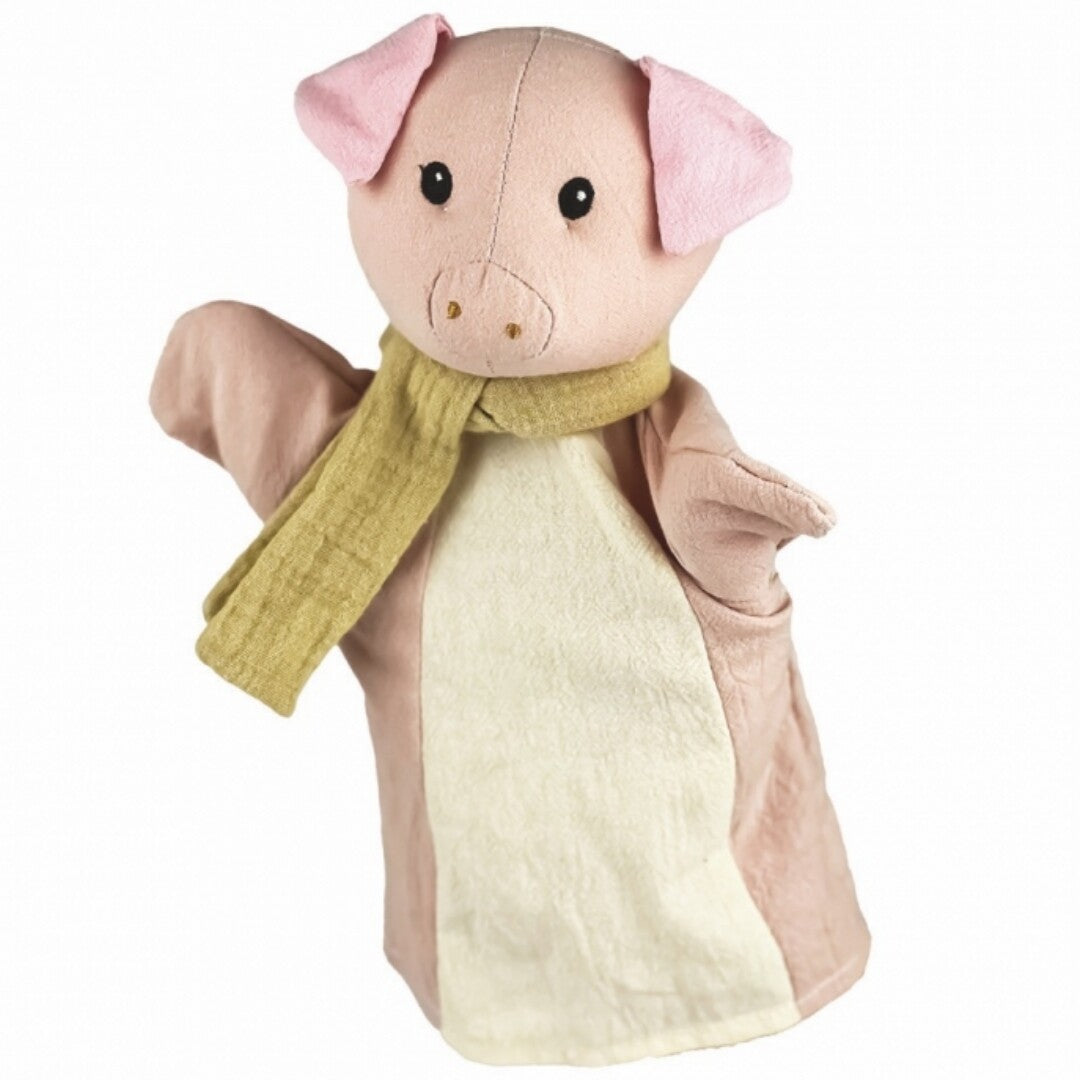 egmont toys handpop varken met sjaal | ET160114 | 0