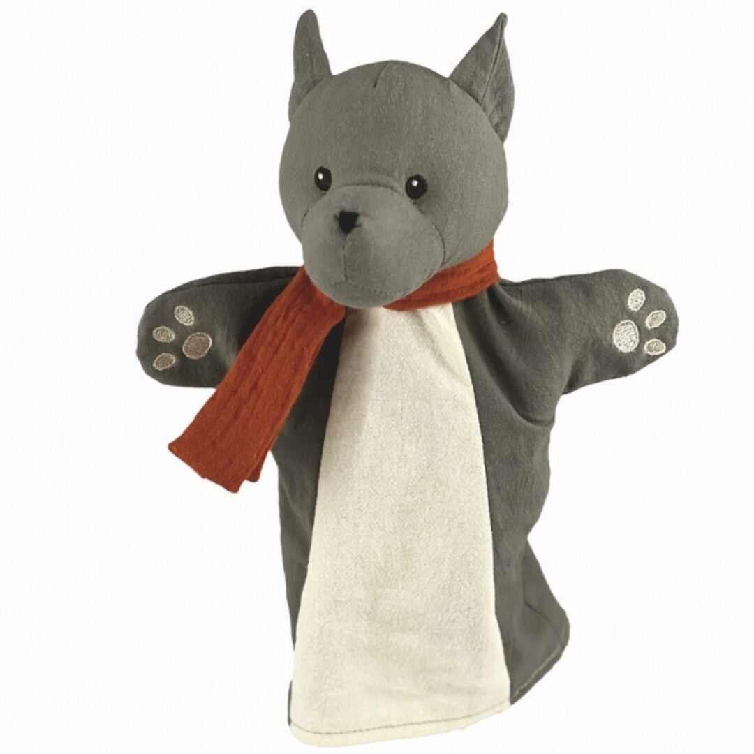 egmont toys handpop wolf met sjaal | ET160111 | 0