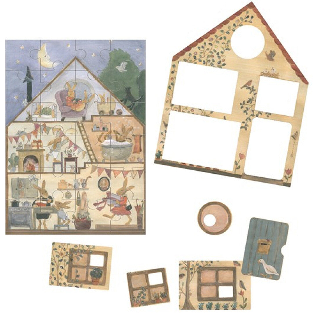 egmont toys puzzel huis van konijn - 24st | ET570075 | 0