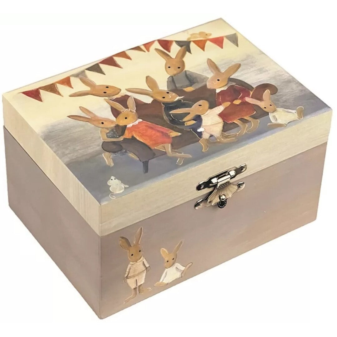 egmont toys sieradendoosje met muziek - konijn | ET570532 | 1