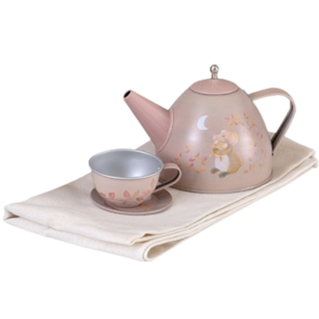 egmont toys theeservies in rieten mand - muis | ET540061 | 1
