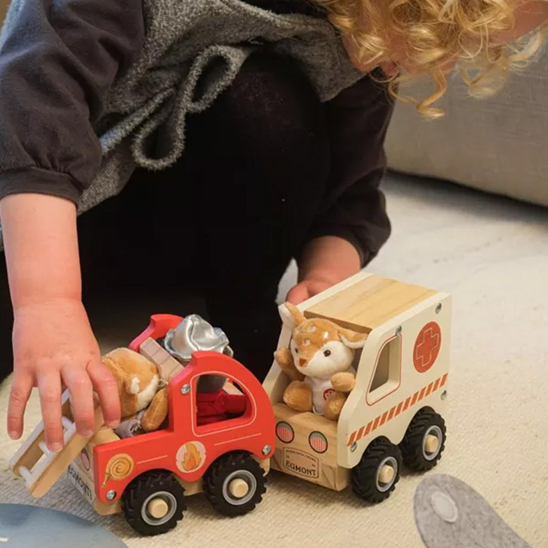 egmont toys ambulance met knuffelhert | ET511190 | 2