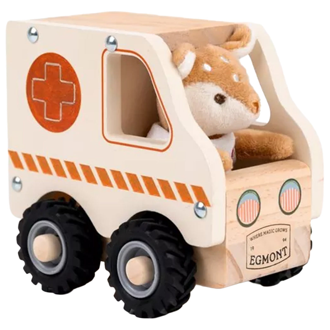 egmont toys ambulance met knuffelhert | ET511190 | 3